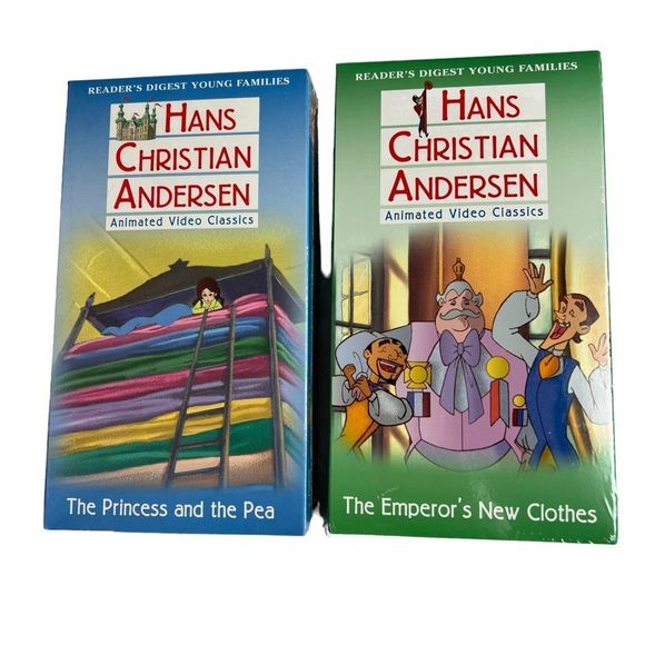 Hans Christian Andersen Animated Video Classics Set Of 4 NEW Sealed VHS Tapes - Picture 2 of 7